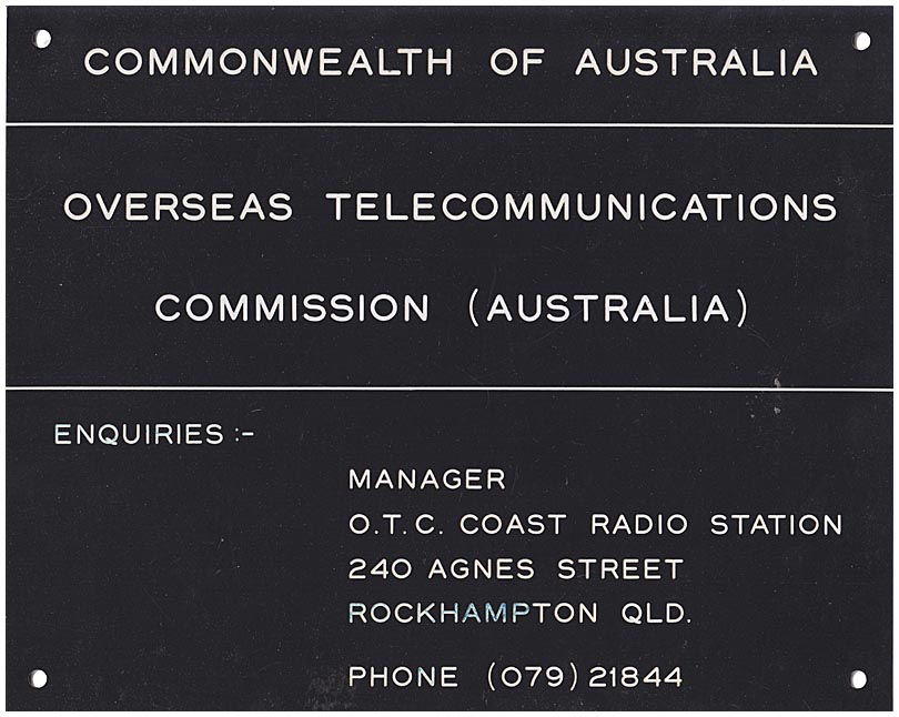 Rockhampton door sign